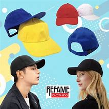 Topi Polos Warna Merah